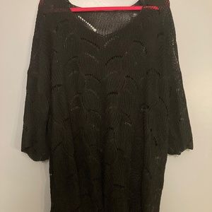 Crochet swim coverup